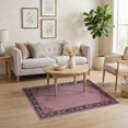 thumbnail image 3 of ODIKA Pink Print Leopard Rosette Motif Glam Spotted Border Abstract for Playroom, Bedroom, Reading Nook, Pet Friendly & Kids Safe Play, 3 of 7