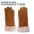 thumbnail image 2 of Winter Gloves for Women Cold Weather Touchscreen Texting Gloves - Warm & Thermal Gloves Windproof - Khaki, 2 of 5