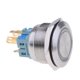 thumbnail image 2 of 22 / 25mm 1no1nc de material acero Inoxidable 12 V Llevó Interruptor de Botón Momentáneo Herramientas Multiusos Verde shamjiam Interruptor de botón de 25 mm, 2 of 7