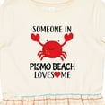 thumbnail image 4 of Inktastic Someone in Pismo Beach Loves Me Girls Toddler Dress, 4 of 5