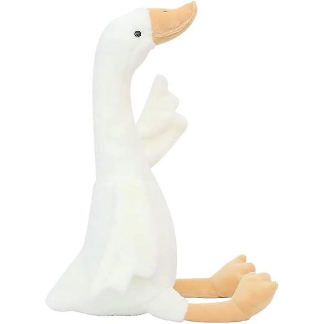 23,6" juguete de la felpa del pato del juguete del peluche del cisne blanco de la felpa del ganso, regalos para los niños