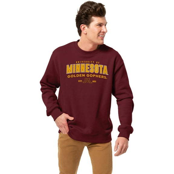 Men's-League Collegiate Wear  Maroon Minnesota Golden Gophers Essentials 2.0 Pullover Sweatshirt