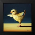 thumbnail image 2 of Heffernan, Lucia 12x12 Black Modern Framed Museum Art Print Titled - Yoga Chick Dancer Pose, 2 of 5