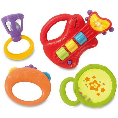 Big Savings On MuttNation Fueled by Miranda Lambert Bluebird Guitar Plush Dog Toy! 6 Enviro-Mental Toy Little Virtuoso: Mini Band - 4 pc Musical Toy Set Light & Sound Guitar 2 Rattles & Tambourine Early Childhood Development Baby & Toddler Ages 3mo+