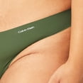 thumbnail image 3 of CALVIN KLEIN Intimates Green Laser-Cut Edges Thong Underwear L, 3 of 5