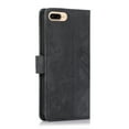 thumbnail image 4 of Feishell for iPhone 7 Plus/8 Plus Wallet Case with Wrist Strap, [Butterflies & Orchid Embossed] Premium PU Leather Magnetic Clasp Cover with Card Slots Kickstand Flip Phone Case for Women Men,Black, 4 of 7