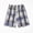 (Casual 204)Blue, variant on Mens Plus Size Shorts Casual Breeches Summer Fashion Stretch Waist Drawstring Checked Sport Five-pocket Ice Silk Short Pants