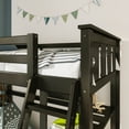 Better Homes and Gardens Kane Twin Loft Bed, Black