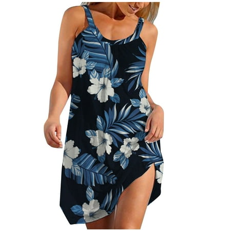 

Women s Summer Dresses 2023 Sleeveless Casual Loose Dress Swing Mini Summer Beach Dress