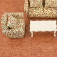 thumbnail image 6 of Wood Double/Single Sofa And Cushion Furniture /12 Dollhouse , Single Sofa, 8.3x6.5x7.2cm, 6 of 9