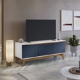 thumbnail image 1 of Mueble TV 55" Kappesberg 136cm con 3 Puertas Blanco/Azul, 1 of 9