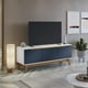 thumbnail image 1 of Mueble TV 55" Kappesberg 136cm con 3 Puertas Blanco/Azul, 1 of 9
