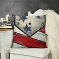 thumbnail image 2 of YINGXI of Decor USA Flag Pillow Case Decorations for Home Sofa Couch 20x20in, 2 of 5