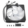 thumbnail image 3 of Ventilador de aire del chasis, ventilador de caja 140 ARGB Ventilador de radiador Ventilador de refrigeración El mejor de su clase, 3 of 8