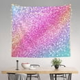 thumbnail image 3 of Daiia Fun Rainbow Pink Pattern Tapestry 60x51 Inches Wall Hanging Tapestry Artistic Wall Hanging Bedroom Wall Decor Living Room Tapestry Dorm Room Decor, 3 of 9