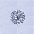 thumbnail image 1 of Ahgly Tapis d'Intérieur Lavable en Machine Carré Bleu Denim, 6 Pieds Carré, 1 of 7
