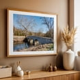thumbnail image 5 of A Winter Afternoon at the Burnside Bridge - Sharpsburg Maryland Photography Bridge Rural Landscape Nature Scenic Architecture Winter Unframed Wall Art Print 20 x 28 inches, 5 of 7