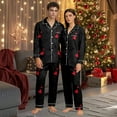 thumbnail image 4 of XIYON Womens Pajama Sets Valentines Pajama Heart Printed Sleepwear Long Sleeve Top With Pants Soft Comfortable Nightwear For Her Soft Sleepwear Loungewear, 4 of 6