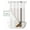 Brown, variant on No Hook Shower Curtain with Snap in Liner, Mid Century Art Geometric Morocco Stripes Wine Red Hotel Shower Curtains for Bathroom, Washable Shower Curtain Liner Set with Mesh Top Window, 36"x72"