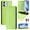 Green, variant on Compatible for iPhone 11 Wallet Case PU Leather Folio Flip Cover with RFID Blocking Credit Card Holder, Kickstand Protective Shockproof Cover for iPhone 11 Purse Phone Case, Green