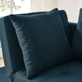 thumbnail image 4 of Leumius Sleeper Sofa Chair Bed 3 in 1 Convertible Bed Chair with Adjustable Backrest Linen Sleeper Chair Pull-Out Sofa Bed for Small Spaces,Living Room,Blue, 4 of 7