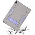 thumbnail image 6 of Mignova For Lenovo Tab E10 10.1 Inch Case, Heavy-Duty Drop-Proof and Shock-Resistant Rugged Hybrid case(with Built-in Stand), for Lenovo Tab E10 (TB-X104F) Case(Grey/Purple), 6 of 7