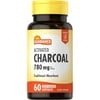 Activated Charcoal 780mg | 60 Quick Release Capsules | For Men and Women | by Sundance