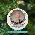thumbnail image 2 of Personalized PhoTo Lost Loved Ones Ceramic Ornament Christmas 2025, Forever in My Memory Ornament Gift, Custom Picture & Name Remembering of Loss of Loved Ones Ceramic Ornament, Memories Ornaments, 2 of 6