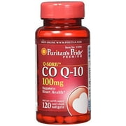 Puritan's Pride Q-Sorb Co Q-10 100 mg-120 Rapid Release Softgels