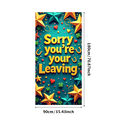 thumbnail image 3 of LUUFILx Sorry You Are Leaving Banner Backdrop Decorations Farewell Party Supplies Colorful Stars Theme Background Photography Props Office Goodbye Decor, 3 of 8