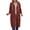Brick Red, variant on Long Hoodies for Women Full Zip Up Pullover Tunic Sweatshirts with Pockets Trendy Fall Winter Clothes Y2K (Hot Pink, XL)