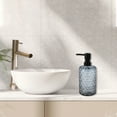 thumbnail image 2 of 1 Pc Simple Cylindrical Soap Pump Dispenser for Bathroom 500ml Gray Black, 2 of 6