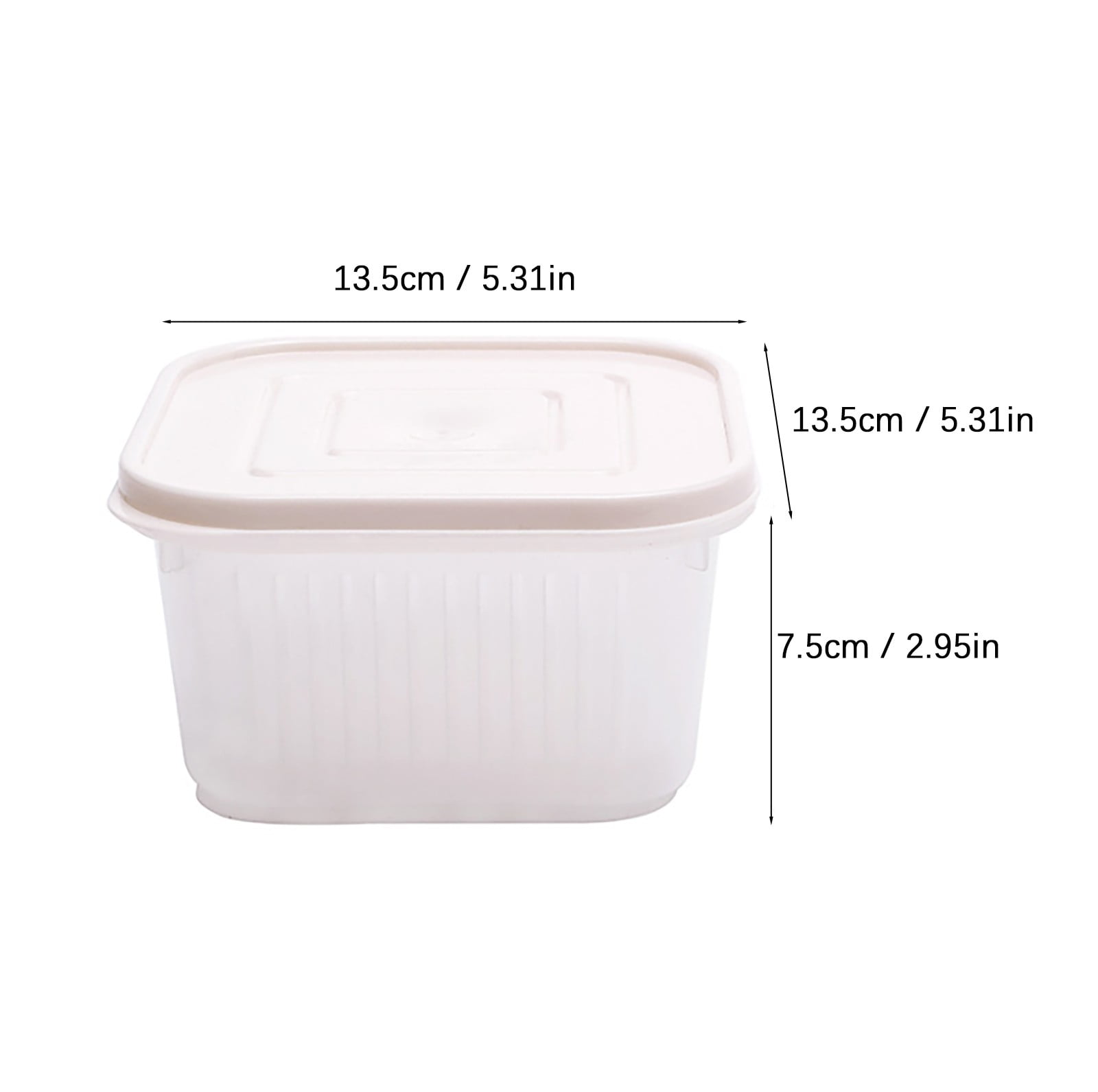 Clearance!Egooesam Tupperware Sets With Lids,Food Storage Container With Cover Sealed Compartment Dripping Transparent Kitchen Supplies,Clearance Sale