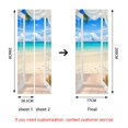 thumbnail image 4 of Romántica Vista Al Mar 77x200cm Etiqueta De La Puerta Efecto Trompe L'oeil 3d Interior Pvc Pegatinas De Pared Para Decoración Pared Sala De Estar Cocina Dormitorio Baño Wa, 4 of 5