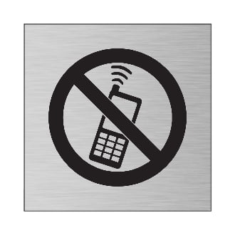 No Cell Phone Signs