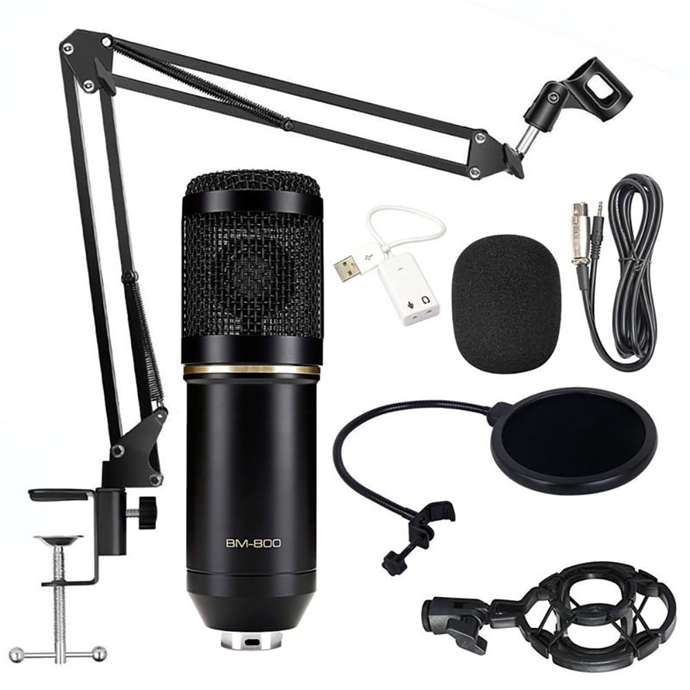 HOTBEST Condenser Microphone Kit,BM-800 Professional Mic Set with