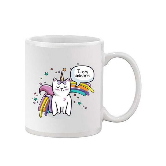 Cute Cat Unicorn Design Mug Unisex's -Image by Shutterstock