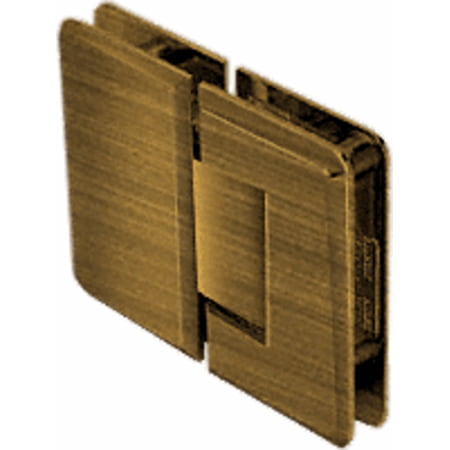 Antique Brass Al Series - CRL Antique Brass Pinnacle 180 Series 180 Degree Glass-to-Glass Standard Hinge