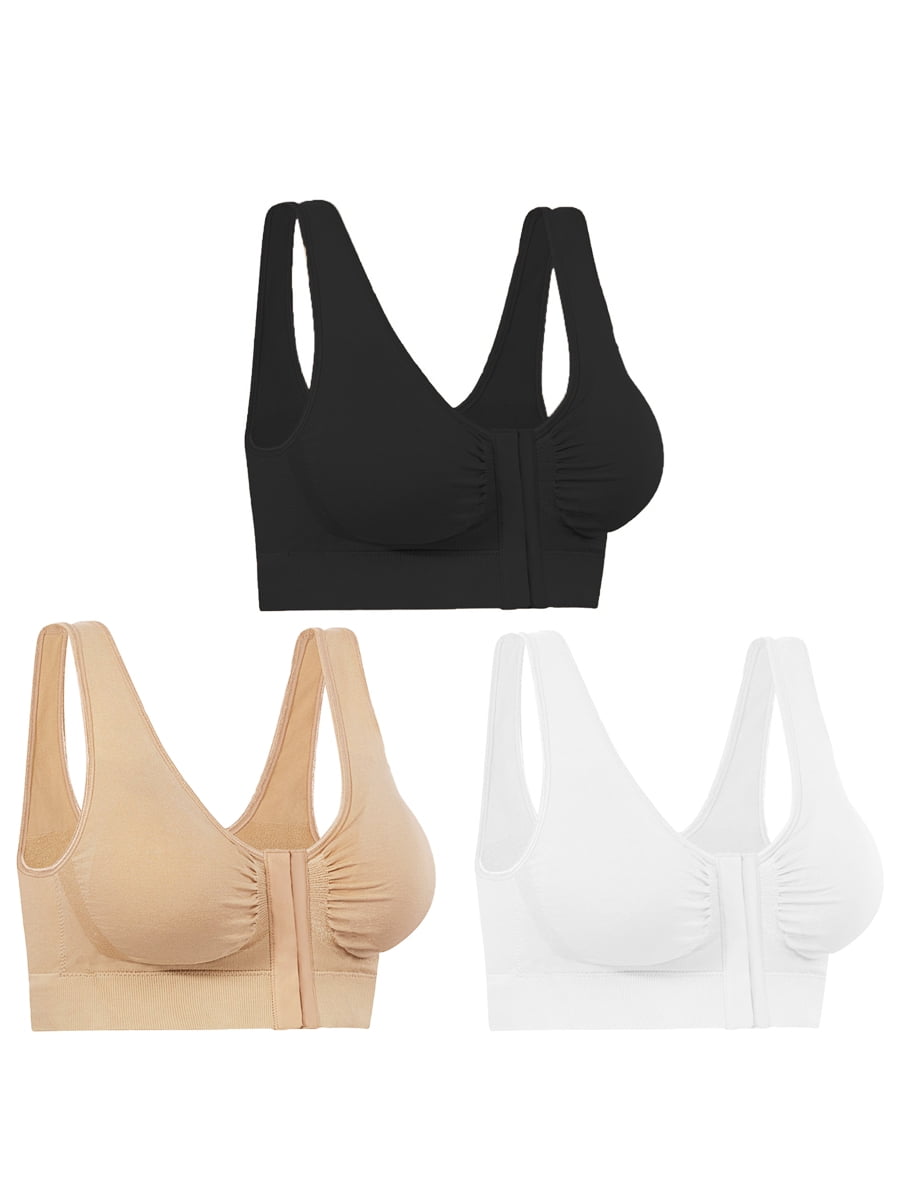 front zip miracle bamboo bra