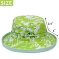 thumbnail image 5 of Bucket Sun Hat Cute Cap for Women Fashion Fold-up Brim Packable Summer Beach by Solaris, 5 of 6