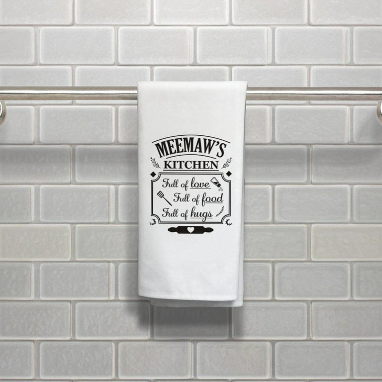 Stamped Dish Towels • this heart of mine