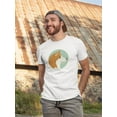thumbnail image 2 of Dog Akita Inu Geometric Style Tee Men's -Image by Shutterstock, 2 of 4