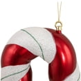 thumbnail image 3 of Northlight Shatterproof Candy Cane with Glitter Commercial Christmas Ornament - 22", 3 of 5
