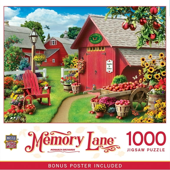 MasterPieces 1000 Piece Jigsaw Puzzle - Monarch Orchards - 19.25"x26.75"