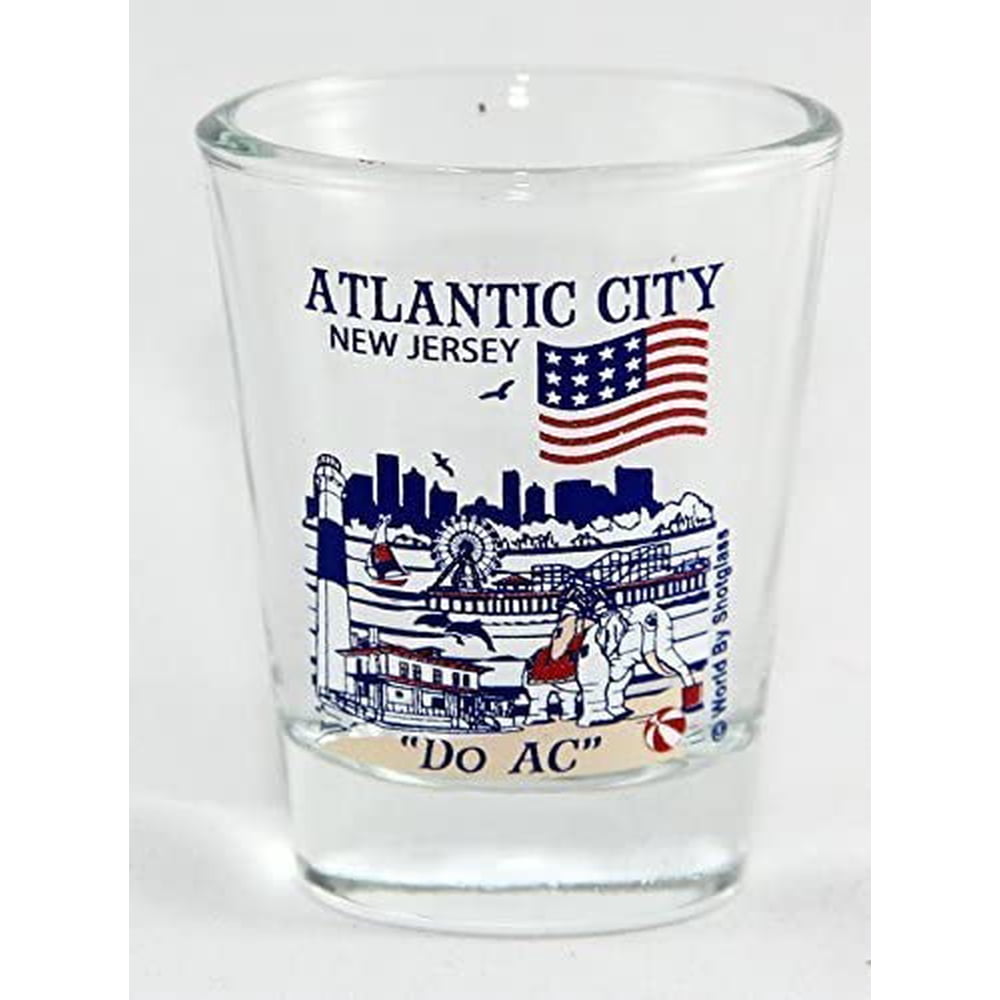 Bicchiere Shot Da Collezione Portland Maine – Vetro Souvenir 5,7 Cm, Idea Regalo Americana
