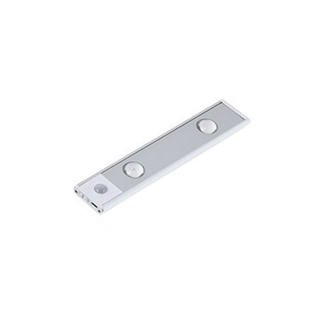 

Intelligent human body sensor rechargeable cabinet cabinet bar 20CM Space Silver (Trichromatic Dimming)