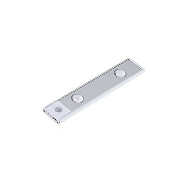 Lámpara de armario Irfora Lámpara LED inteligente con sensor de cuerpo humano, lámpara recargable, barra de lámpara de armario, 20CM, plata espacial (atenuación tricromática) Irfora Lámpara de armario