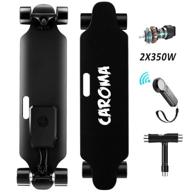 CAROMA 700W elektro skateboard E-skateboard 350W e longboard mit Fernbedienung#` 