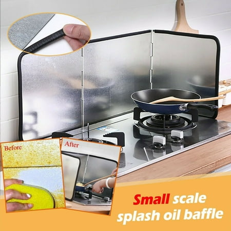 

WANYNG For Frying Insulation Splatter Board Oil Splash Guard Splashback Splash Pan Pan Kitchen，Dining & Bar