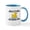 White/Blue Inside, variant on CafePress - Rubber Duck Mug - 11 oz Ceramic Mug - Novelty Coffee Tea Cup